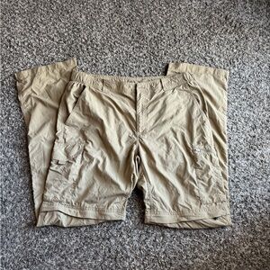 Columbia Lightweight Activewear Performance Pants Zipper Pockets Sz 36 x 34